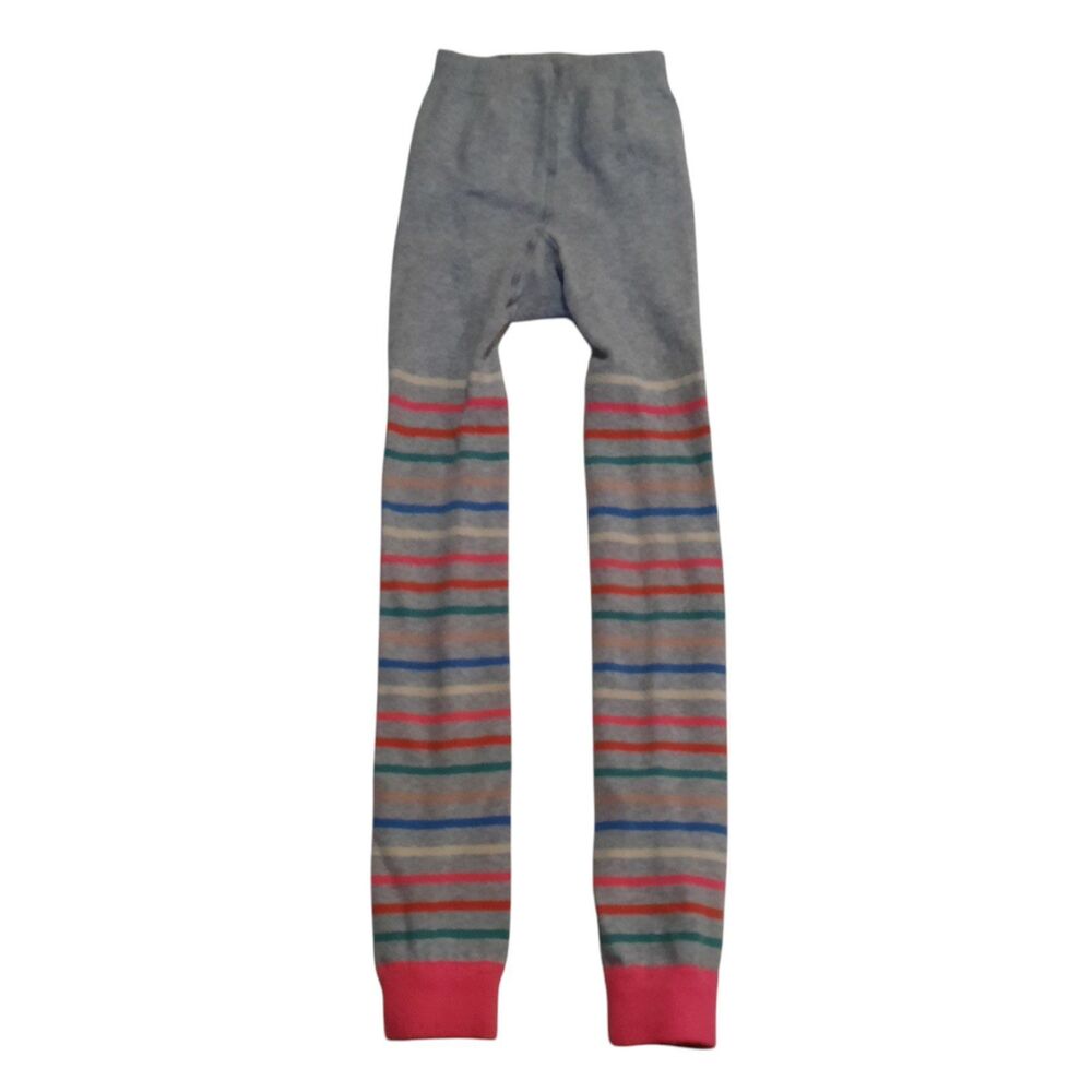 Mini Boden Girls Striped Footless Tights 9/10